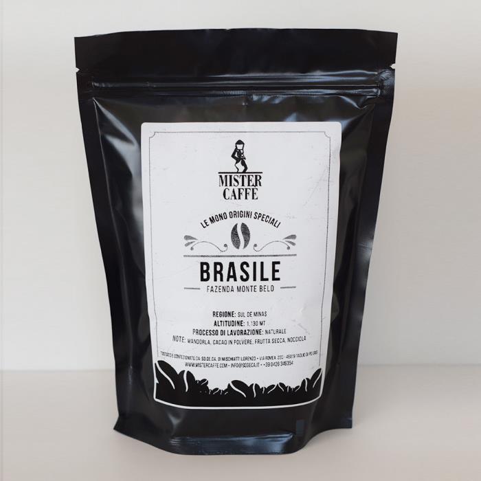 Caffè in grani monorigine Brasile 250 gr