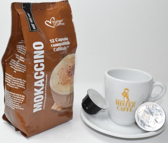 12 Capsule Compatibili Caffitaly Mokaccino