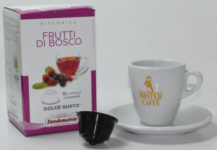 12 Capsule Compatibili Dolce Gusto* Tisana Frutti Di Bosco Bio