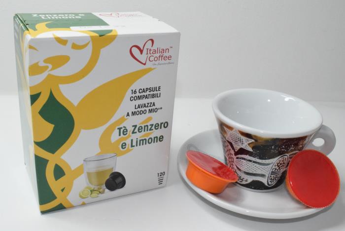 16 Capsule Compatibili Lavazza A Modo Mio* Tè Zenzero E Limone Solubile