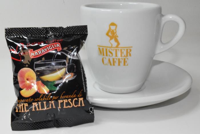 25 Capsule Compatibili Lavazza Espresso Point* Tè Alla Pesca Solubile