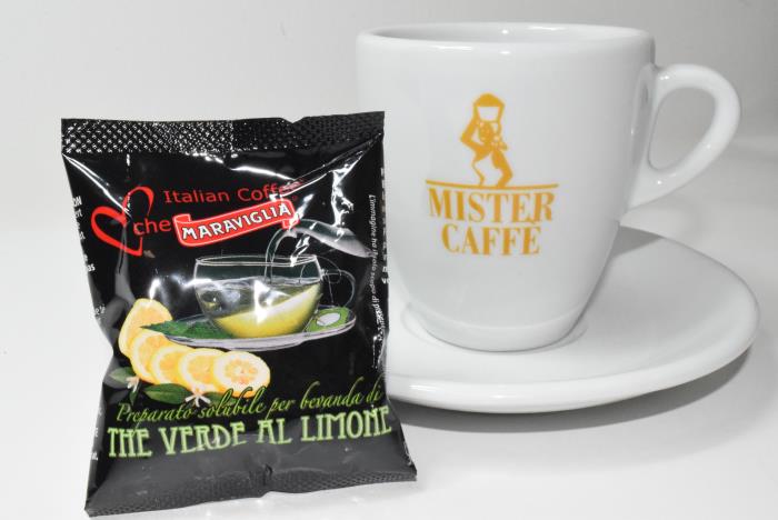 25 Capsule Compatibili Lavazza Espresso Point* Tè Verde Al Limone solubile