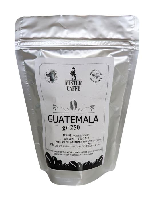 Caffè Specialty in grani Guatemala, Typica Washed 250 gr Mister Caffè
