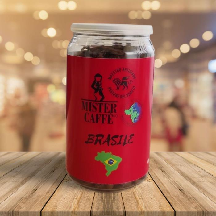 Lattina di Caffè Brasile Ricetta al Cioccolato macinato 100 gr Mister Caffè