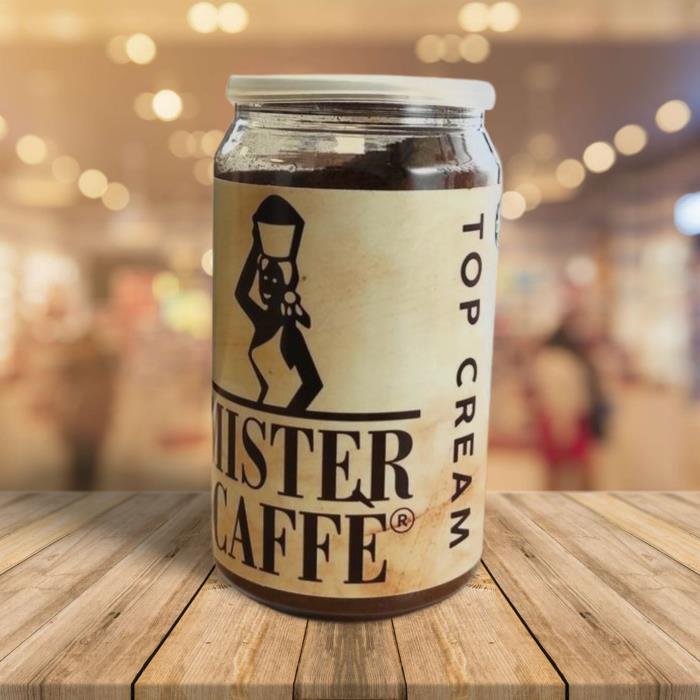 Lattina di Caffè Top Cream in grani  100 gr Mister Caffè