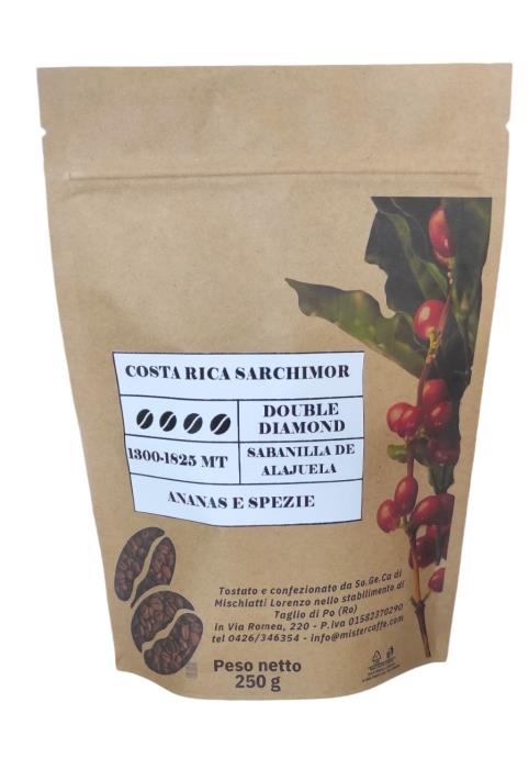 Caffè Specialty in grani Costa Rica Sarchimor 250 gr Mister Caffè