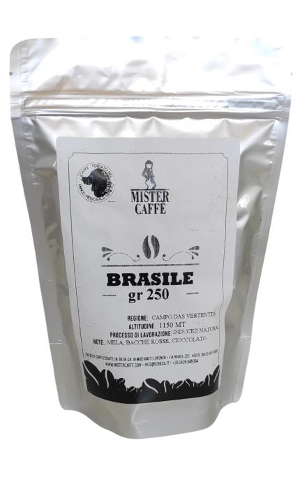 Caffè in grani specialty Brasile Arara Induced Natural 250 gr Mister Caffè