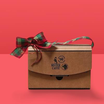 Confezione Regalo Box Natale 2025 con tre Lattine di Caffè Specialty