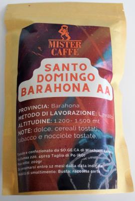 Caffè in grani monorigine Santo Domingo Barahona AA 200 gr