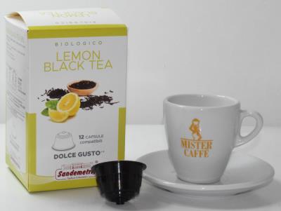 12 Capsule Compatibili Dolce Gusto* Tè Nero al Limone Bio