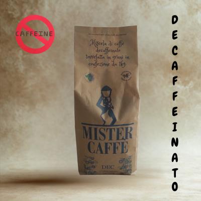 Caffè in Grani Decaffeinato Mister Caffè 1 Kg