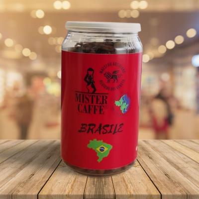 Lattina di Caffè Brasile Ricetta al Cioccolato macinato 100 gr Mister Caffè